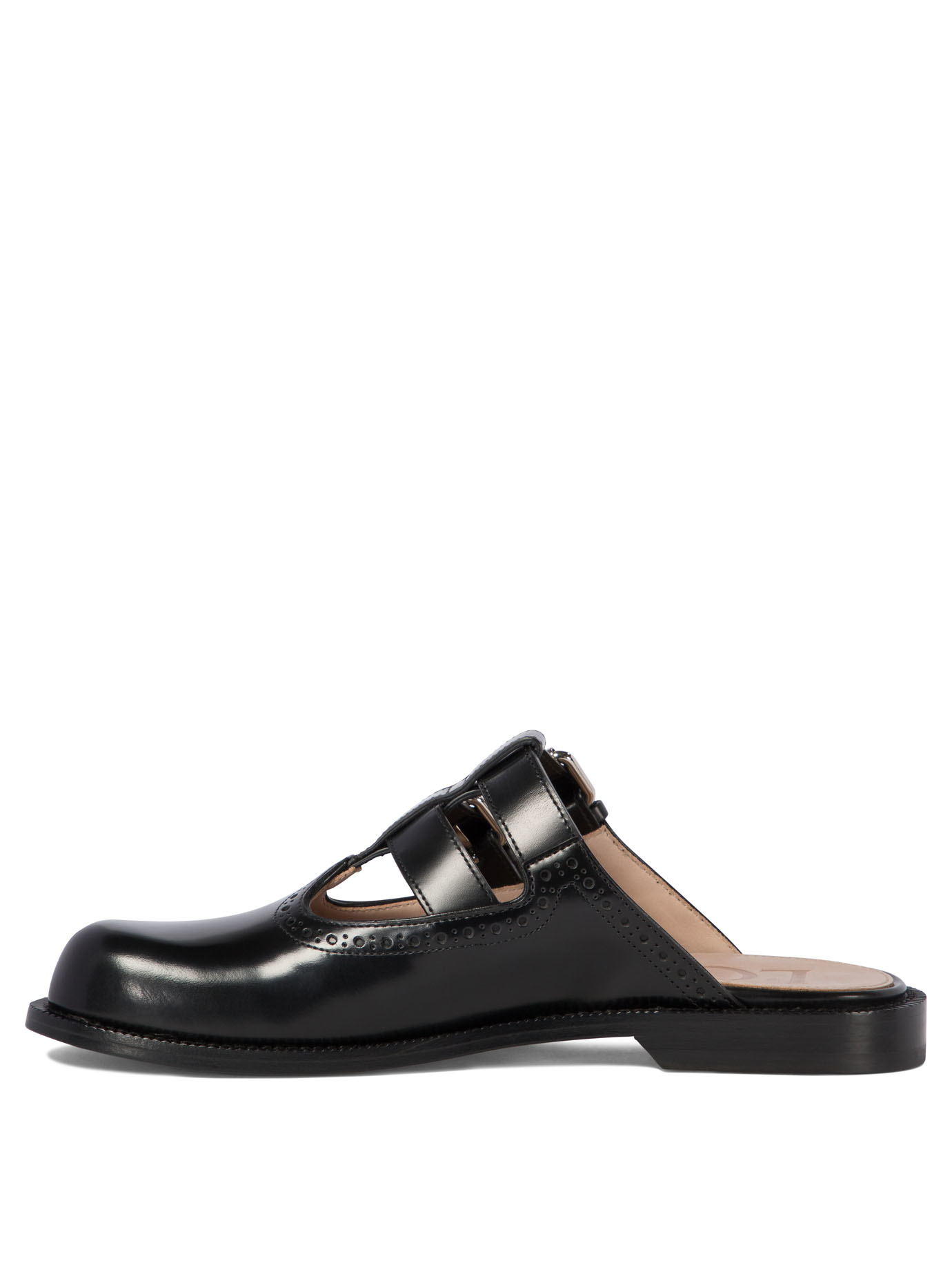 LOEWE Black   Campo slippers